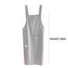 Fashion Striped Kitchen Aprons Waterproof with Pocket Chef Work Apron Anti Dirty Cooking Aprons Household Cleaning