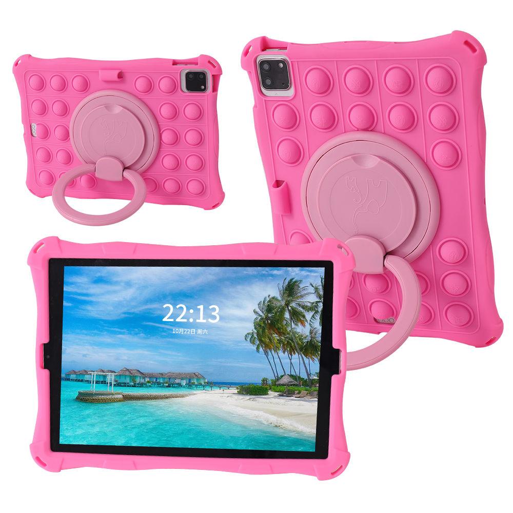 Dla iPad A16 11. Etui 2025 Gen Obrotowe o 360 stopni Miękkie Silikonowe Etui Dla iPad 10. 10.9'' 2025 Dzieci Stojak Bąbelkowa Pokrowiec na Tablet