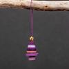 Yousheng DIY Green Button Christmas Tree Ornament Kit Fun Christmas Buttons Crafts Making Set Handmade Stacked Buttons Xmas Tree Hanging Decoration