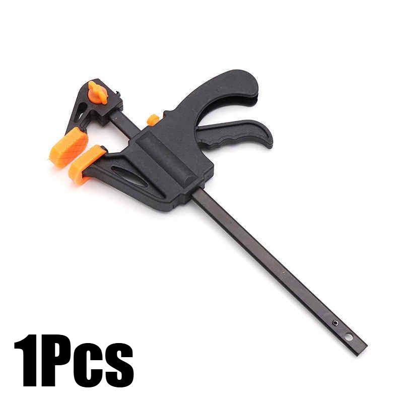 4 Inch Woodworking Work Bar F Clamp Clip Set Woodworking Clamp Hard Quick Ratchet Release Clip DIY Carpentry Hand Tool