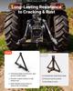 3 Point Trailer Hitch with Trailer Ball, 3 Pt Quick Hitch Attachment, Tractor Tow Drawbar Adapter, Compatible with Category 2 Tractor, Kubota,