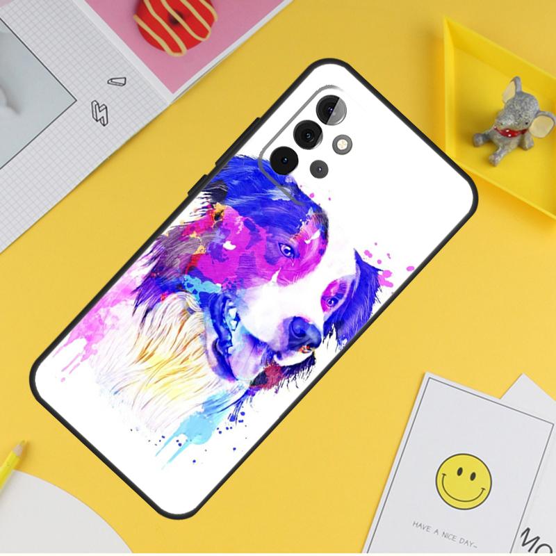 Border Collie Dog Case For Samsung Galaxy A53 A33 A23 A13 A06 A56 A16 A36 A55 A35 A17 A54 A34 A14 A52 A32 A15