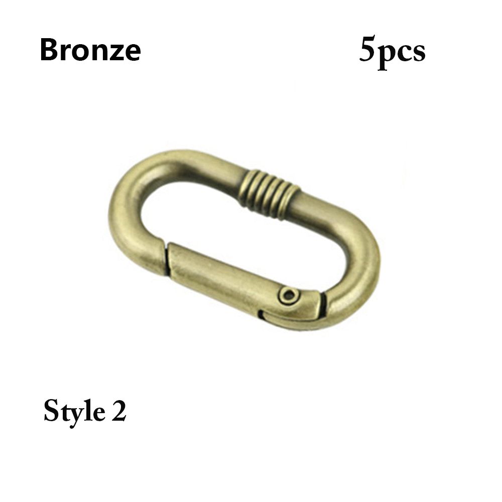 Hiking Snap Bottle Hooks Outdoor Carabiner Spring Oval Rings Handbags Clips Bag Belt Buckles