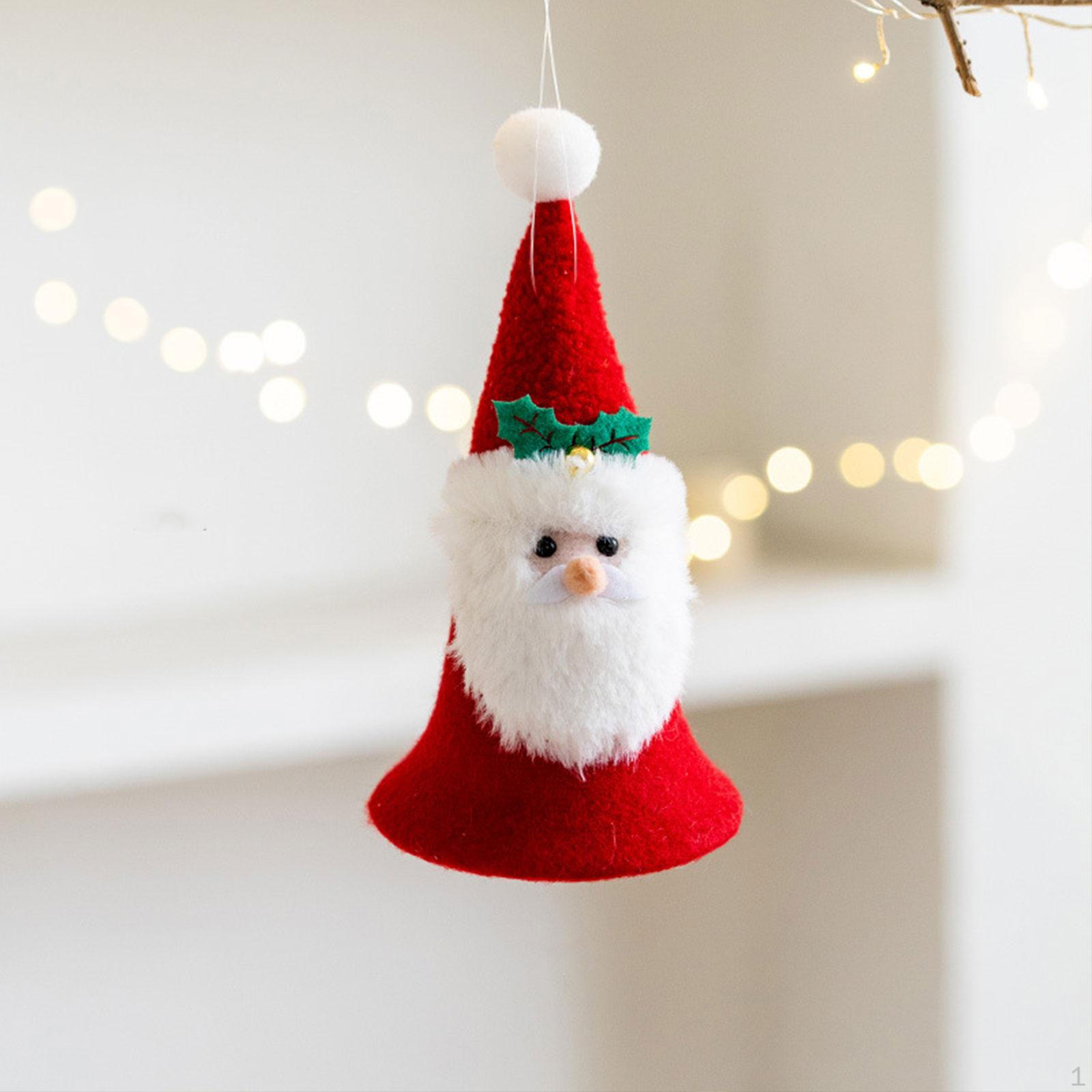 

Christmas Doll Bells Pendant Decoration Adorable Lightweight Tree Hanging Santa