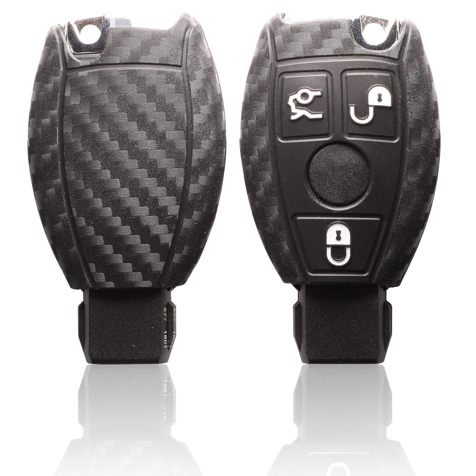 

Силиконовый чехол для автомобильного ключа jingyuqin с 3 кнопками для Mercedes Benz CLS CLA GL R SLK AMG ABCS Class Procted кенийский медный