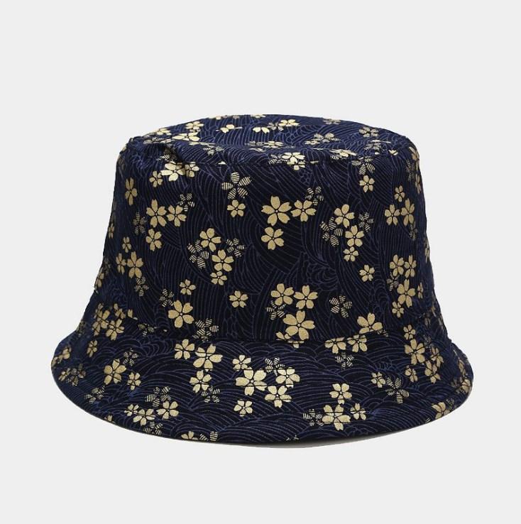 Xuancui Manufacture New Casual Floral Beach Summer Cap Printing Bucket Hat