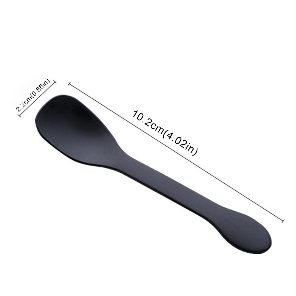 Party Cutlery 100Pcs 5 Colors Disposable Mini Plastic Spoon Ice Cream Dessert Scoop Family Soup Spoons Cute Tasting Great Tools