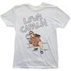 Lewis Capaldi T-Shirt Schneeleoparden-Logo Offiziell Herren Weiß XL