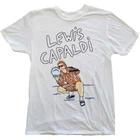 Lewis Capaldi T Shirt Snow Leopard Logo Official Mens White XL 3XL
