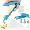 17 pcs/Set Reusable Cake Decorating Tool Set with Piping Bag with Nozzle Tips Pastry Icing Pen with Piping Spout Piping Bag