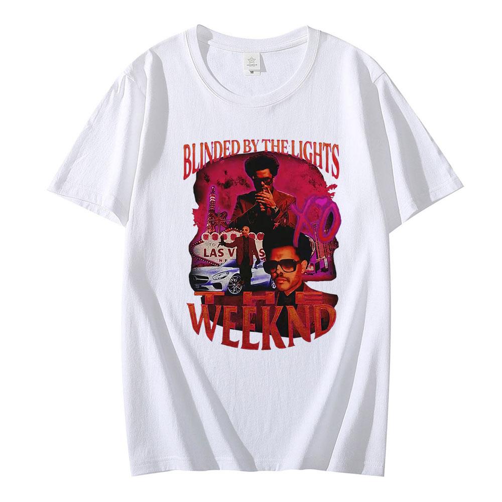 The Weeknd Beauty Behind the Madness Broken Portrait Retro Graphic Unisex Casual TShirt for RB Pop Fans Women And Men Tshirt
