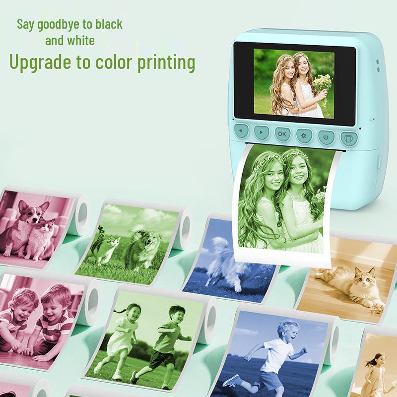 Children's Instant Print HD Digital Camera - New Color Edition
