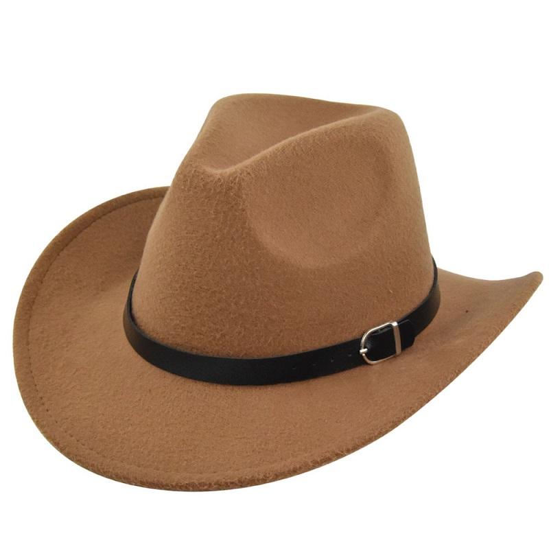 Cowboy Hats Fedora Hat For Men And Woman Winter And Autumn Felt Hat Jazz Hat