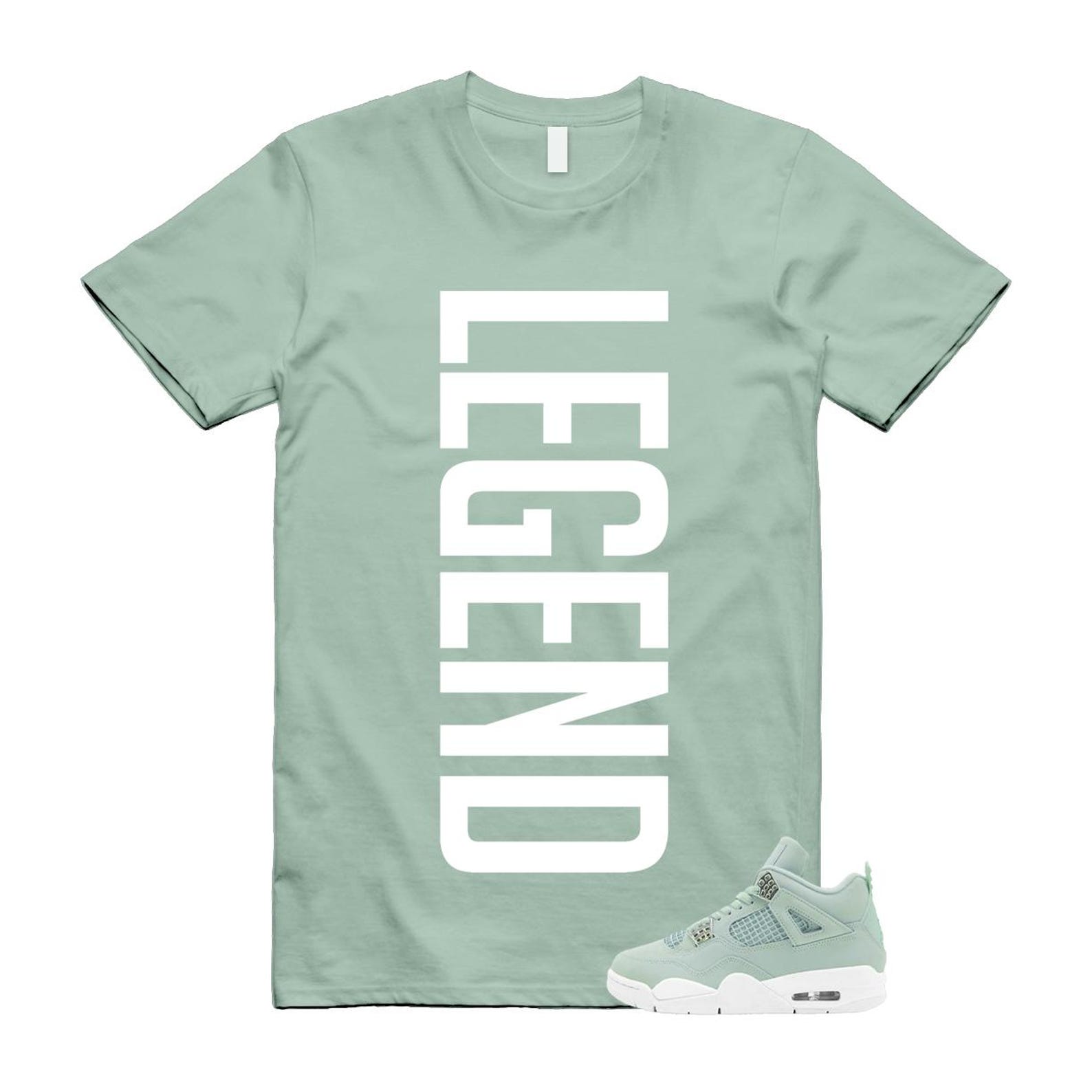 4 Seafoam Green White Sail T Shirt Match LEGEND XL