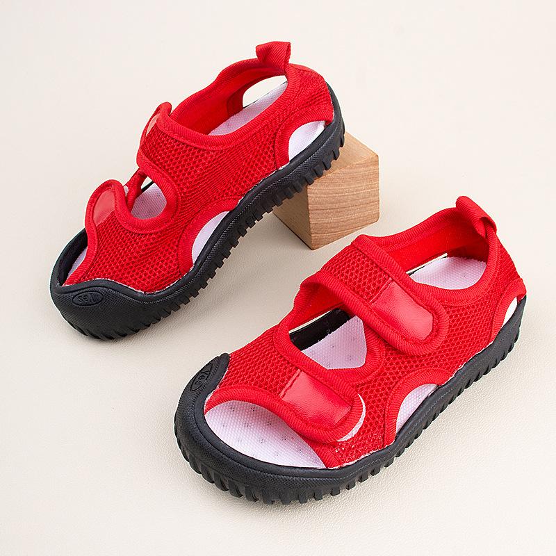 

Повседневная детская обувь на мягкой подошве, детская обувь, обувь для малышки, повседневные сандалии, дышащая летняя пляжная обувь, детская обувь для девочки 25insole16.0cm