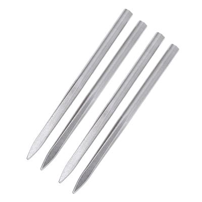 4ks Nerezová ocel Paracord Fid šněrovací jehly prošívání 80x5mm