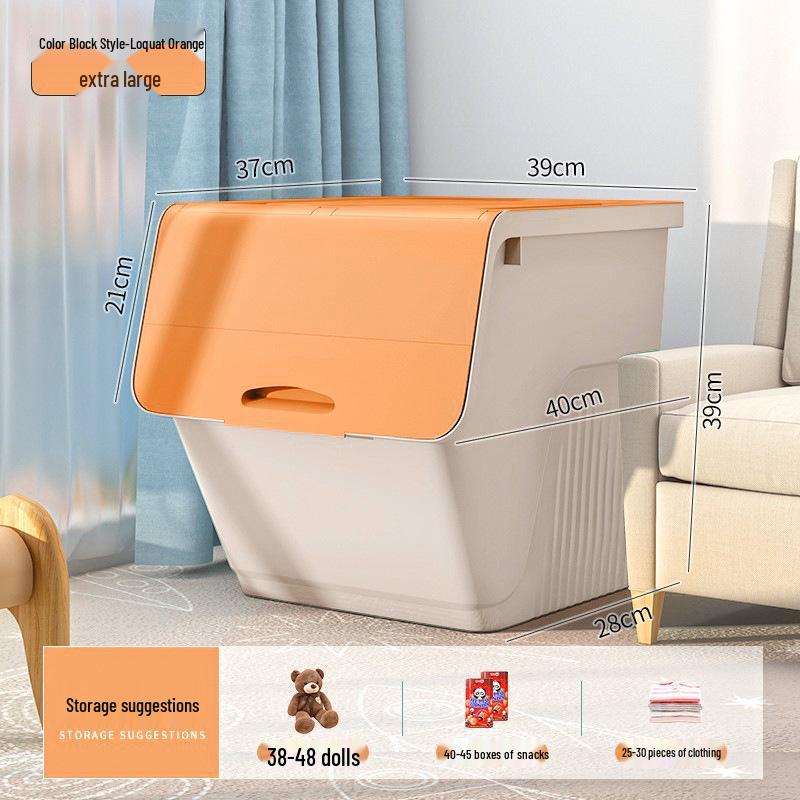 Flip-Top Storage Box for Clothes