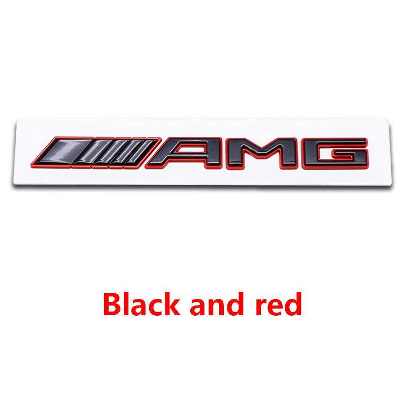 3D ABS AMG Letters Rear Trunk Emblem Badge Sticker For Mercedes Benz W205 W206 W213 W214 2017-2025 Auto Car Styling Accessories
