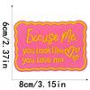 Liteon English Letter Embroidery Cloth Label for Hats, Bags, and Clothing Decoration