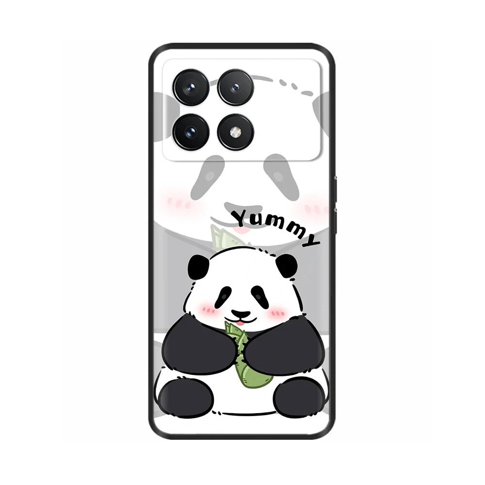 For Xiaomi Poco F6 Pro Case Cover For Xiaomi Poco F6 Pro 5G Phone Cover Cool Sweet Soft Smooth Liquid Silicone Fundas Shells