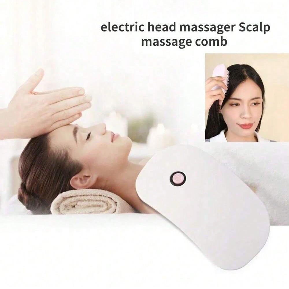 Electric Head Massage Comb With Vibration Massage, Releasing Head Pressure, Wake Up The Mind