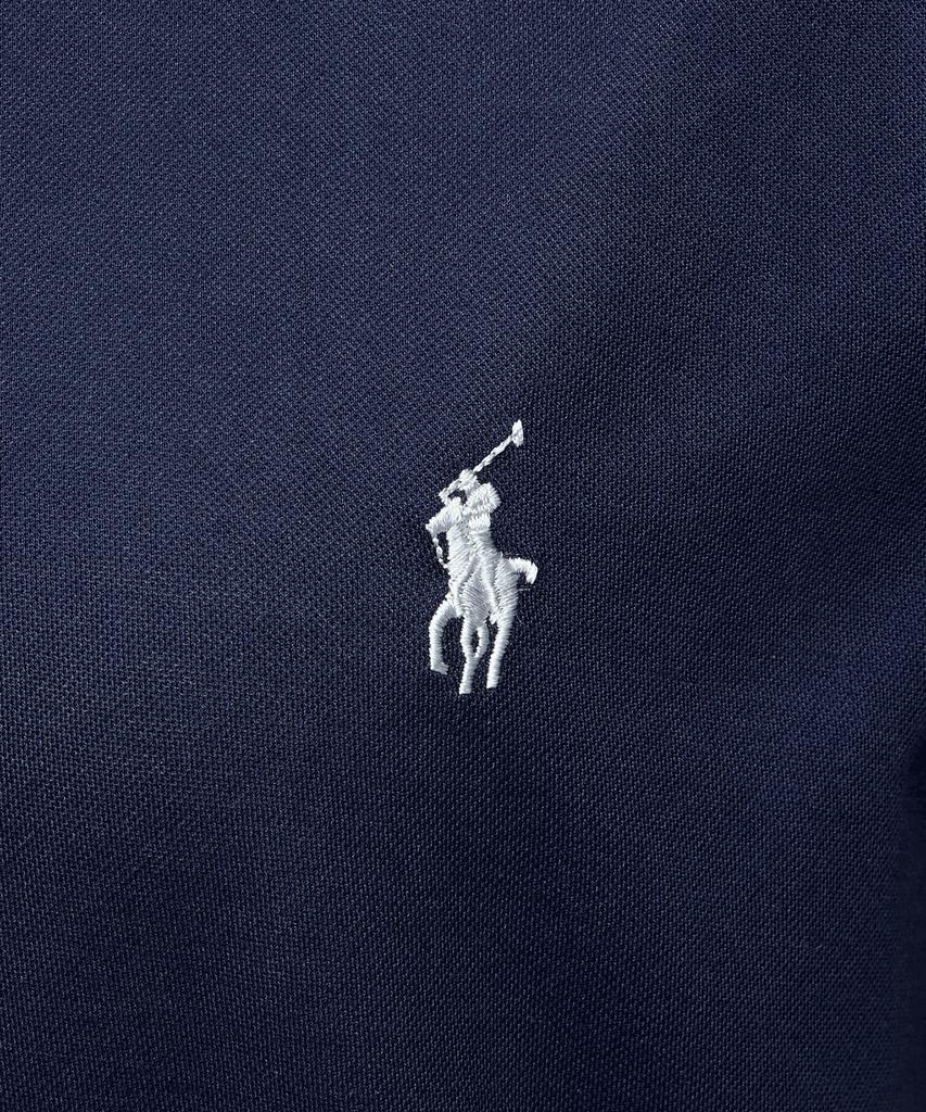 Pollolalpeulolengolpeu Custom Slim Fit Performance Polo Shirt - Navy