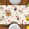 Amazon Valentine'S Day Table Flag Cartoon Cat Red Love Printed Tablecloth Restaurant Atmosphere Decoration