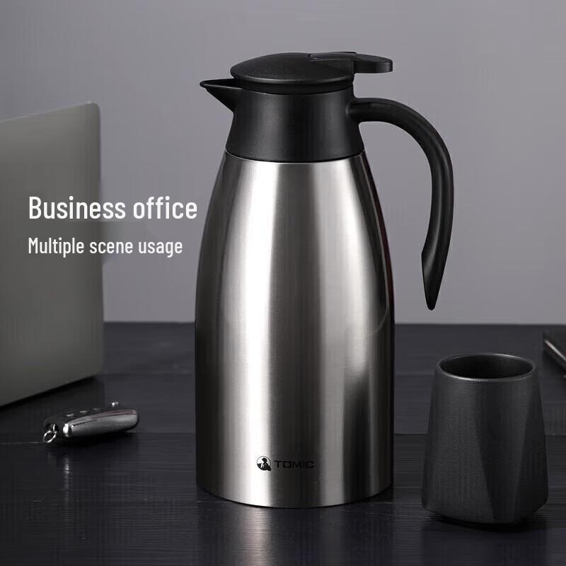 TOMIC Double-Wall Stainless Steel Airpot Vacuum Flask