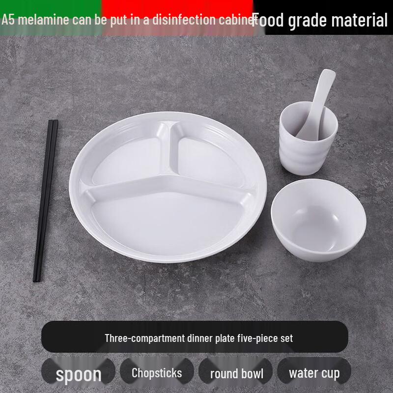 

Melamine Divided Canteen Tray