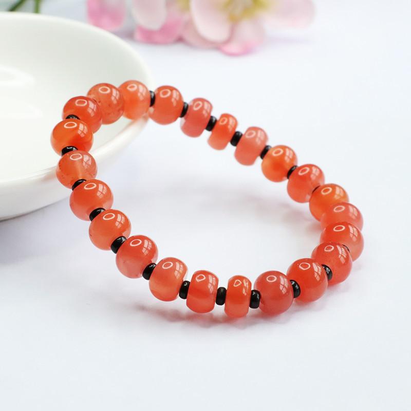 2026 Ximang South Red Agate Abacus Beads Bracelet Crystal Jewelry Factory  Generation S2082509