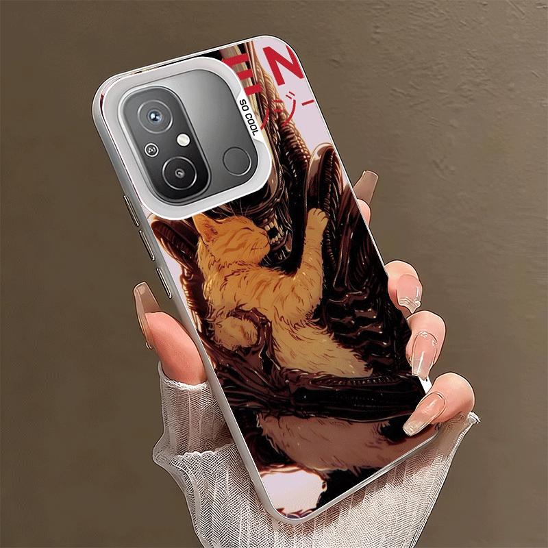

Крутой Мягкий Чехол для Телефона A-Alien X-Xenomorph для Xiaomi Redmi 15C 15 14C 13C 12C Poco X5 X6 X7 Pro X3 F8 F7 Ultra M8 13 12 Задняя Крышка Bac Xiaomi Poco X6 Pro