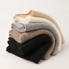 Unisex Solid Cashmere Scarf - Warm Knitted Fashion for Autumn & Winter