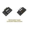Dual Terminal Blocks – 2 Sets of 2/4/6-Position Strips with Jumpers & Connectors for Enhanced Electrical Wiring and Power Distribution