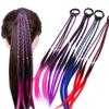 1pcs Simple Kid Elastic Hair Band Rubber Band Hair Accessories Kids Wig Headband Girls Twist Braid Rope Headdress Child Gift