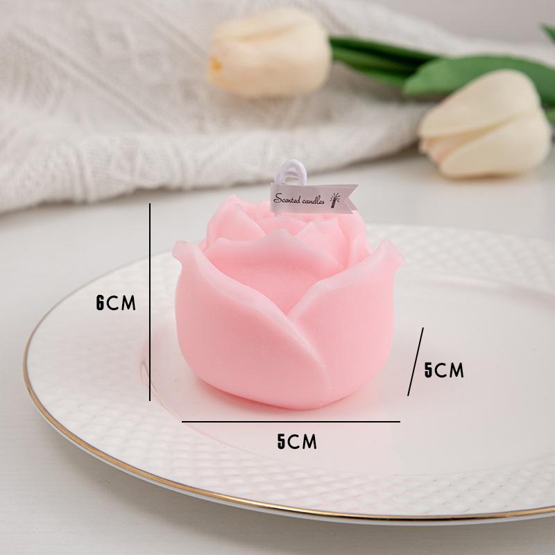 

Rose Scented Candle Home Creative Scented Candle Ornaments Mother s Day Souvenir Large Pink - White Peach Oolong