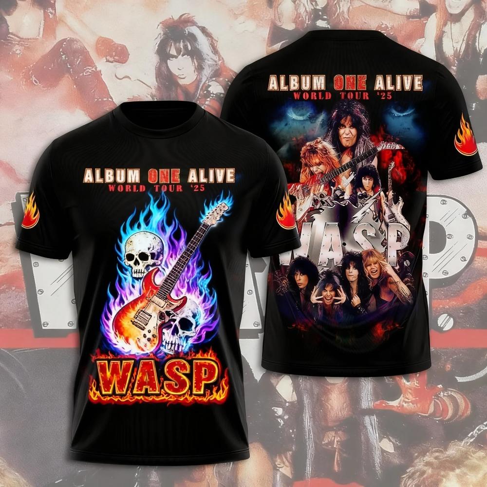 Hot Anime W.A.S.P Jersey Cosplay T-shirts 3D Print Kid Cartoon Tee Summer Men Women Harajuku Short Sleeve Y2k Tops