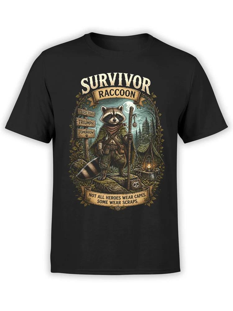 Scrap Hero Raccoon TShirt Unisex S