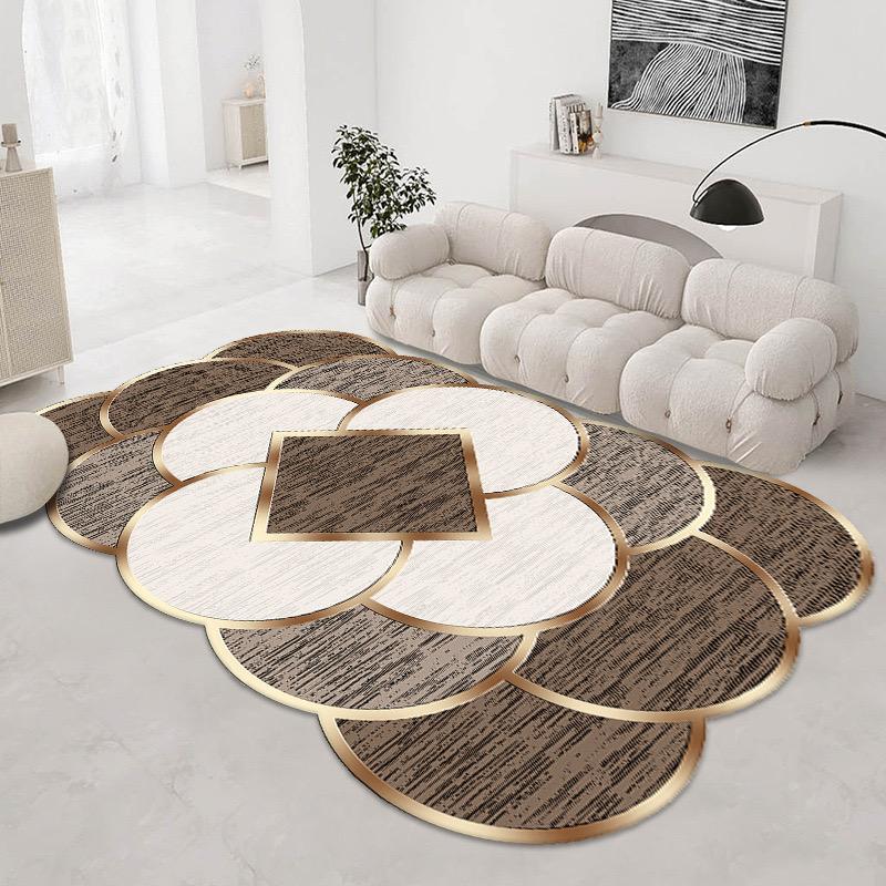 

VIKAMA Light Luxury Crystal Velvet Living Room Carpet Sofa Coffee Table Blanket Dirt Resistant Bedroom Bed Blanket Home Decor 40X60CM (1.3X2FT