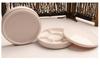 Round White Faux Porcelain Acrylic Paint Palette with Lid for Watercolors