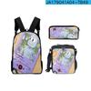 Classic Popular Novelty Funny Robot Dreams 3D Print 3pcs/Set pupil School Bags Laptop Daypack Backpack Lunch bag Pencil Case