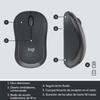 Keyboard and Wireless Mouse Logitech MK295 Grey Spanish Qwerty