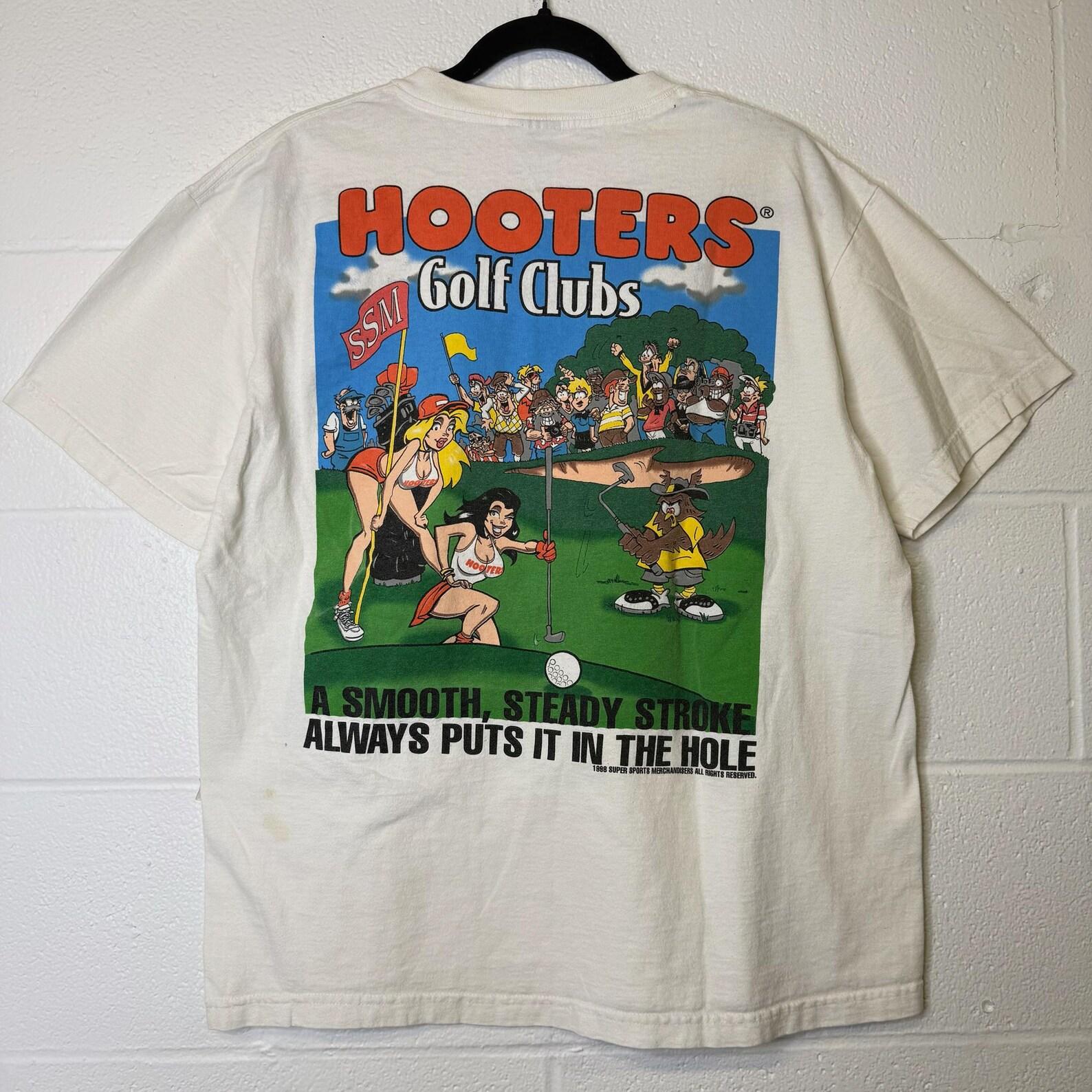 90 s Hooters Golf Club T shirt Sz L (B2827) S
