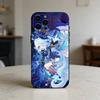 G-Genshin Impact F-Furina Phone Case For iPhone 17,16,15,14,13,12,11 Plus,Pro Max,SE4Soft Silicone Black Cover