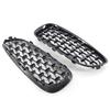 1 Pair Front Hood Single Line Grille Front Kidney Racing Grille Gloss Black 51137181547 51137181548 For BMW Z4 E89 2009-2016