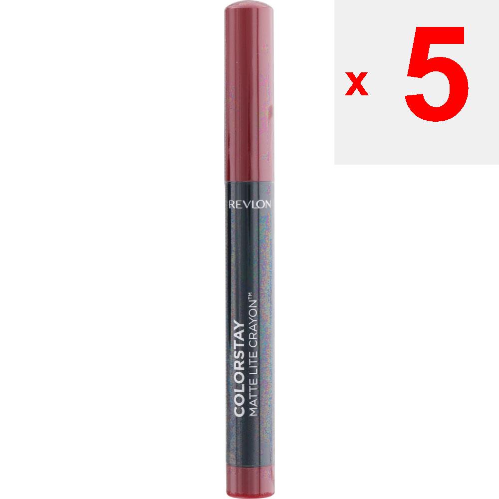 Revlon Colorstay Matte Light Crayon 010 Mouth Makeup Apply an Appropriate Amount To the Lips. Mouth Makeup