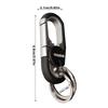 CARABINER KEYCHAIN - Double Ring Keyring Carabiner for Car Keys, Easy To Use for
