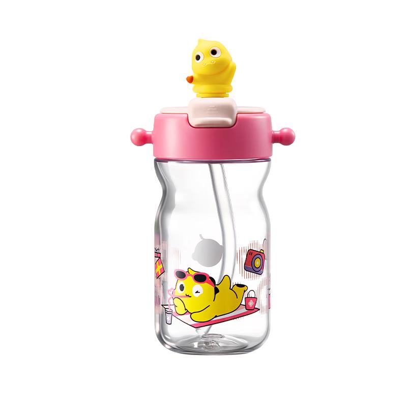 Babycare Kids Dual-Drink Straw Water Bottle