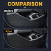 Car Front Door Anti-Kick Pad Sticker for BMW X3 G45 2025 2026 Interior Protection PU Leather