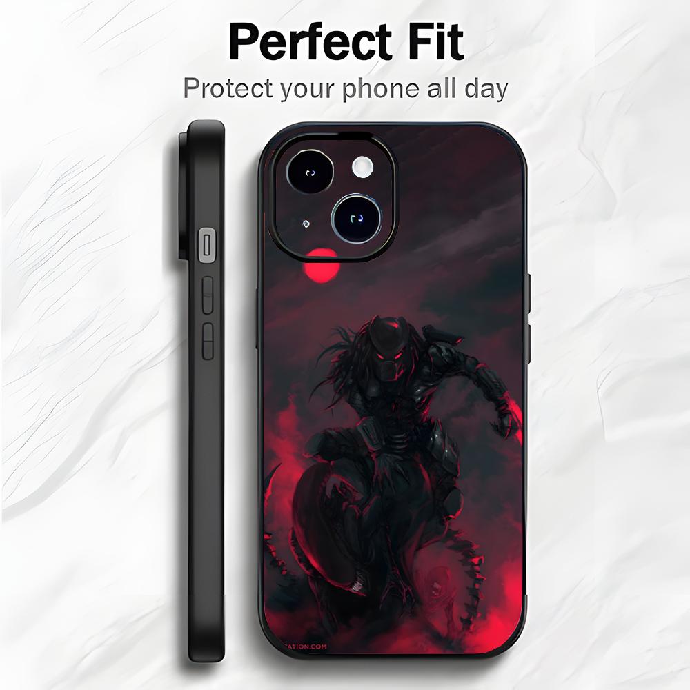 Scary Alien Movie P-Predator Phone Case Phone Case Soft Packaging Lightweight For iPhone17 16 15 14 13ProMax