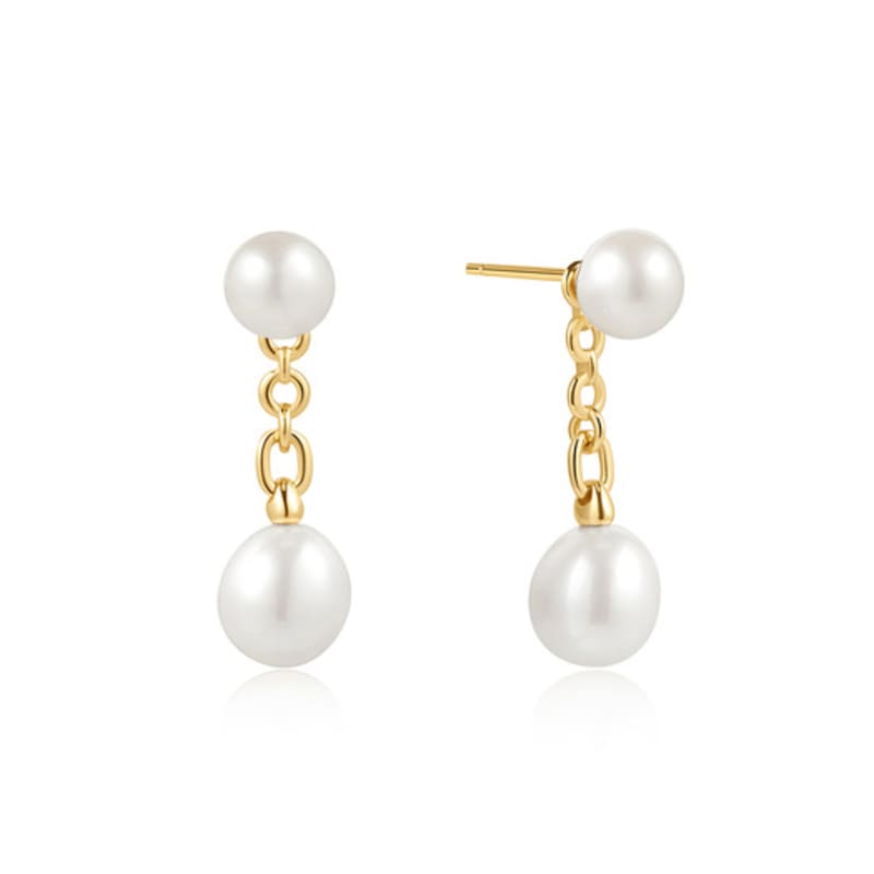 ANIA HAIE Natural Freshwater Pearl Stud Ear Jacket/Earrings E058-06G